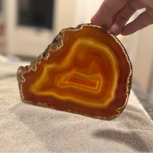 Large Condor Agate Slice Mid Century Modern Era - Mineral Rock